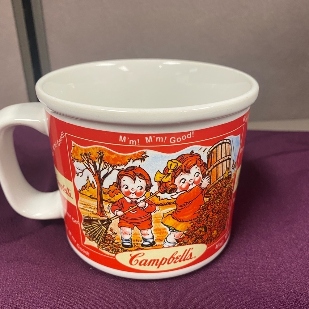 Vintage Campbell’s Soup mug 1998 Houston Harvest